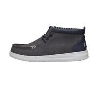 HEYDUDE Wally Mid GripR Baumwoll-Herren Stiefeletten Schwarz Austern/Schwarz EU 43 / UK 9
