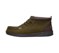 HEYDUDE Herren Wally Mid Gripr Vin Classic, Olive, Dunkelbraun, Taupe, 43 EU