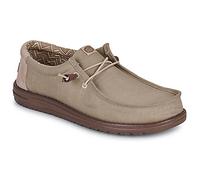 HEYDUDE Herrenschuhe WALLY STRETCH CANVAS BLOCK in Beige 41