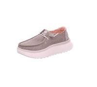 HEYDUDE - Leinen Slipper braun - Gr. - 37
