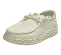 HEYDUDE - Leinen Slipper weiß - Gr. - 42