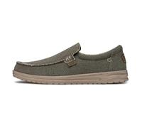HEYDUDE Mikka Braided Herren, Slip on Schuhe | Luftiges geflochtenes Obermaterial mit strukturiertem Absatz, Easy-On-System und herausnehmbare Schaumstoffsohle