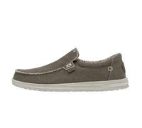HEYDUDE Mikka Braided - Zapatos Estilo Mocasín para Hombre, Fossil, 45