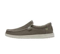 HEYDUDE Mikka Braided - Zapatos Estilo Mocasín para Hombre, Fossil, 45