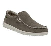 HEYDUDE Mikka Geflochtene Textil Herren Fossil Slipper EU 43 / UK 9