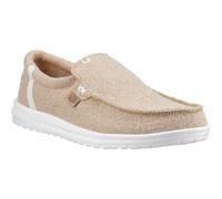 HEYDUDE Mikka Jute Linen Herren Irisch Creme Mokassin Schuhe EU 40,5 / UK 7