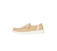 HEYDUDE Mokassin Mikka Jute – Jute/Leinen, Irish Cream, Größe 43