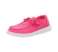 HEYDUDE Mokassin Schnürer für Damen, pink, Größe 37 EU
