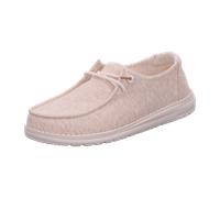 HEYDUDE Mokassins Schnürer für Damen, beige, Größe 41 EU