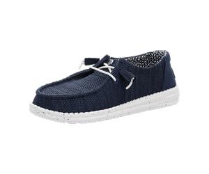 HEYDUDE Mokassins Schnürer für Damen, blau, Größe 42 EU