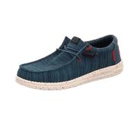 HEYDUDE Mokassins Schnürer für Herren, blau, Größe 42 EU