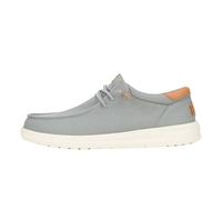 HeyDude - Paul Canvas - Sneaker, Gr. 45, grau/weiß (MonumentGrey)