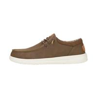 HEYDUDE - Herren Paul Knit Casual Slip-on Loafer-Shoes - Loafer-Style, Brown, 40