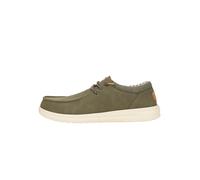 HEYDUDE Paul Classic Herren - Slip-on Schuhe - Mokassin-Stil, Olive, 44