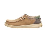 HEYDUDE Paul Herrenschuhe, Herren-Schnürhalbschuhe, bequem und leicht, Nut, 47 EU