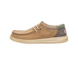 HEYDUDE Paul Herrenschuhe, Herren-Schnürhalbschuhe, bequem und leicht, Nut, 47 EU