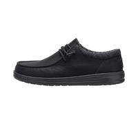HEYDUDE Paul Herrenschuhe, Herren-Schnürhalbschuhe, bequem und leicht, Schwarz/Schwarz, 46 EU