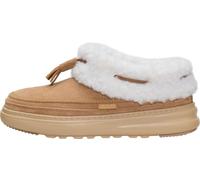 HEYDUDE Remi Toastee Lo Quaste Schlupfschuh für Damen, Sherpa-Loafer | Wildleder, Quasten-Akzent, Easy-On-System, herausnehmbare Schaumstoff-Einlegesohle, Zehen- und Fersengriff, Sherpa-Futter