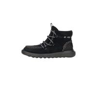 HEYDUDE - Damen Reyes Suede Boot Schuhe, Black/Black, 40