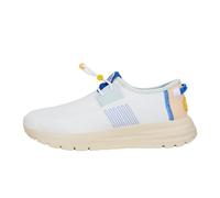 HEYDUDE Sirocco Damenschuhe, Schnürhalbschuhe, bequem und leicht, Weiß/mehrfarbig