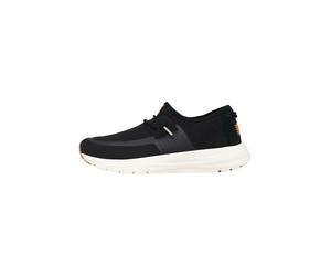 HEYDUDE Sirocco Neutrals Herren - Slip-on Schuhe - Mokassin-Stil, Black/White, 42