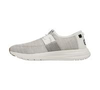 HEYDUDE Sirocco Sneaker Herren - Schuhe mit Easy-on Lace System, White, 40