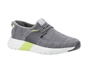HEYDUDE Sirocco Sport Mode Nylon Herren Heather Grey/Charcoal Turnschuhe EU 46 / UK 11