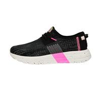 HEYDUDE - Damen Sirocco W Sport Stripe Sirocco Sneaker Schuhe, Black, 38