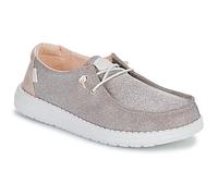 HEYDUDE - Wendy Metallic Sparkle Damen Schuhe, Slip-On, Rose Gold, 36