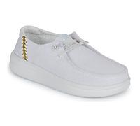 HEYDUDE Slip on WENDY RISE PERF CANVAS in Weiss 40