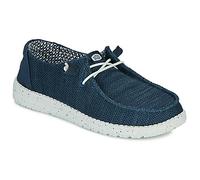 HEYDUDE Wendy Stretch Sox - Zapatos Estilo Mocasín para Mujer, Navy, 40