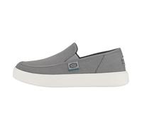 HEYDUDE Sunapee Canvas Herren - Slip on Schuhe - Mokassin Stil, Atmosphere/White, 45