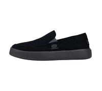 HEYDUDE Sunapee Canvas Herren - Slip on Schuhe - Mokassin Stil, Black/Charcoal, 44