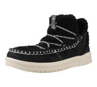 Hey Dude Unisex - Erwachsene Camden Suede Cozy, Schwarz, W7