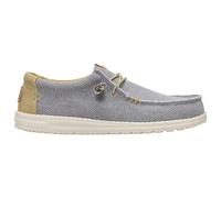 HeyDude - Wally Braided - Sneaker, Gr. 48, grau/beige (FlannelGrey/OliveGrey)