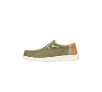 HEYDUDE Wally Break Hey Day Herren - Slip-on Schuhe - Mokassin-Stil, Green, 42
