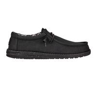 HeyDude - Wally Canvas - Sneaker, Gr. 45, schwarz (Black/Black)