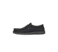HEYDUDE - Wally Classic Herren - Slip-on Schuhe - Mokassin-Stil, Black/Charcoal, 41 EU