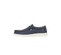 HEYDUDE - Wally Classic Herren - Slip-on Schuhe - Mokassin-Stil, Navy, 44 EU