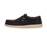 HEYDUDE Wally Classic Mole Brown Größe 43 Herrenschuhe, Slip-on Loafers, bequem und leicht