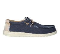 HEYDUDE Slipper Wally Coastline Jute Slip-on Mokassin Blau EU 45 Herren