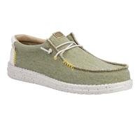 HEYDUDE Wally Coastline Canvas Herren Olive Bootsschuhe EU 40,5 / UK 7