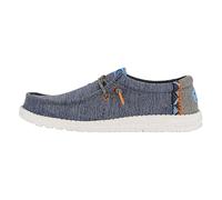 HEYDUDE Wally Coastline Herren - Slip on Schuhe - Mokassin Stil, Navy, 41