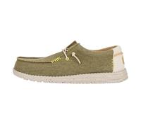 HeyDude - Wally Coastline Jute - Sneaker, Gr. 45, oliv/beige (Olive)