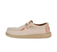 HeyDude - Wally Coastline Jute - Sneaker, Gr. 44, beige (Silver)