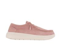 HEYDUDE Wally Comf Herren-Slipper aus Wildleder, leichte Herren-Freizeitschuhe, extra Plüsch-Zwischensohlenpolsterung für den täglichen Gebrauch, Suede Rose Pink/Whisper Pink, 41 EU