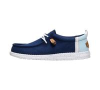 HEYDUDE Herren Freizeitschuh Wally Summer Linen Blau Größe 42
