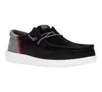 HEYDUDE Wally Funk Corduroy Textil Herren Schwarz Bootsschuhe EU 40,5 / UK 7