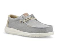 HEYDUDE Wally Geflochtene Polyester Herren Flanell Grau/Olive Grau Mokassinschuhe EU 40,5 / UK 7