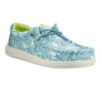 HEYDUDE Wally H2O Tropical Nylon Herren Blau Tropical Bootsschuhe EU 40,5 / UK 7